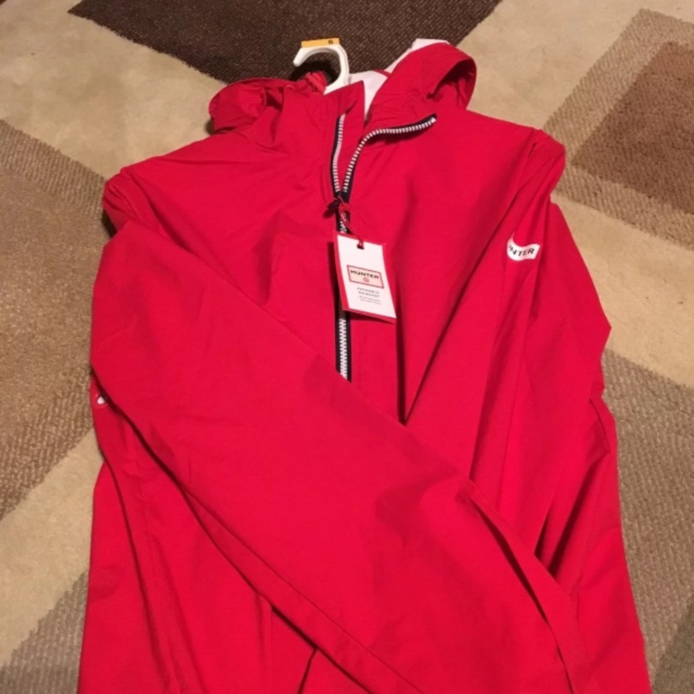 Hunter for Target women's Raincoat Sz s red